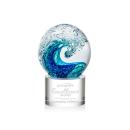 Surfside Clear on Marvel Base Globe Glass Award