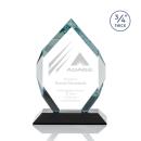 Royal Diamond Black Polygon Crystal Award