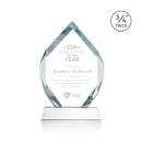 Royal Diamond Starfire on Newhaven Polygon Crystal Award