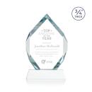 Royal Diamond White on Newhaven Polygon Crystal Award
