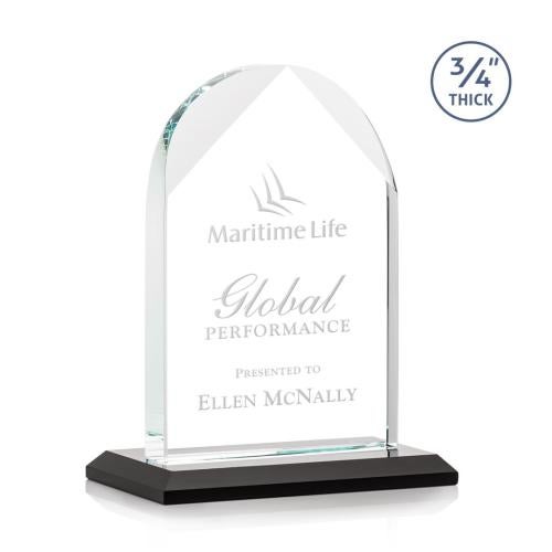Awards and Trophies - Crystal Awards - Blake Black Peaks Crystal Award