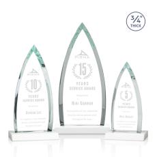 Shildon White Peaks Crystal Award - Awards and Trophies