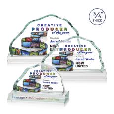 Highbridge Full Color Starfire Crystal Award - Awards and Trophies