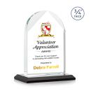 Blake Full Color Black Peaks Crystal Award