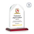 Blake Full Color Red Peaks Crystal Award