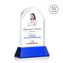 Blake Full Color Blue on Newhaven Peaks Crystal Award
