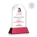 Blake Full Color Red on Newhaven Peaks Crystal Award