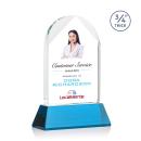 Blake Full Color Sky Blue on Newhaven Peaks Crystal Award