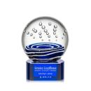 Tranquility Blue on Paragon Base Globe Glass Award