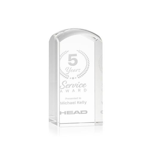 Awards and Trophies - Crystal Awards - Silkwood Towers Crystal Award