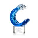 Oceana Clear on Marvel Base Circle Glass Award