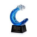 Oceana Black on Robson Base Circle Glass Award