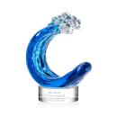 Oceana Clear on Stanrich Base Circle Glass Award