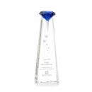 Alicia Gemstone Optical/Sapphire Towers Crystal Award