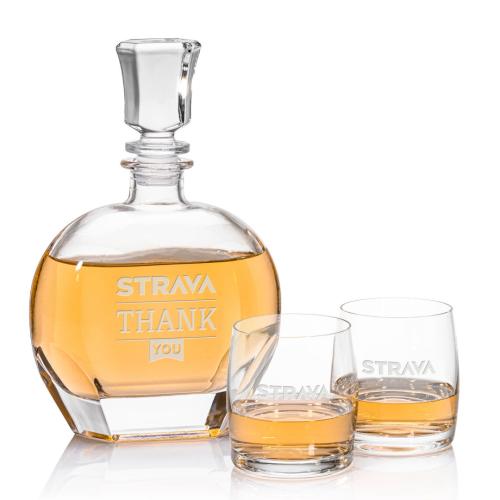 Corporate Gifts - Barware - Gift Sets - Glendale Decanter & Valemount OTR