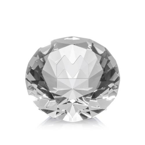 Awards and Trophies - Crystal Awards - Optical Gemstone Diamond Crystal Award