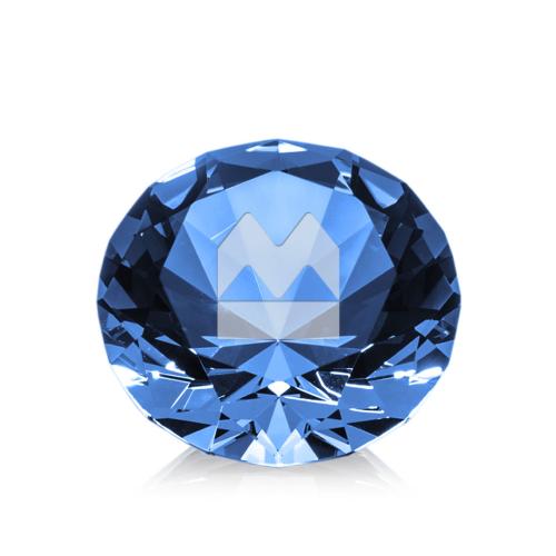 Awards and Trophies - Crystal Awards - Optical Gemstone Sapphire Crystal Award