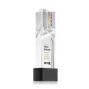 Oakham Full Color Black on Paragon Base Towers Crystal Award