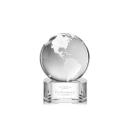 Globe Clear on Paragon Base Globe Crystal Award