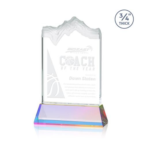 Awards and Trophies - Crystal Awards - Kilimanjaro Prismatic on Newhaven Peaks Crystal Award