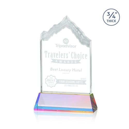 Awards and Trophies - Crystal Awards - McKinley Prismatic on Newhaven Peaks Crystal Award