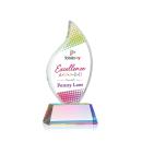Odessy Vividprint&trade; Prismatic on Newhaven Flame Crystal Award