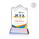 Kilimanjaro Full Color Prismatic on Newhaven Peaks Crystal Award