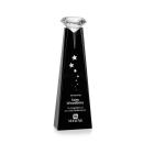 Alicia Gemstone Black/Diamond Towers Crystal Award
