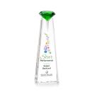 Alicia Gemstone Full Color Optical/Emerald Towers Crystal Award