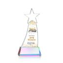 Manolita Full Color Prismatic Star Crystal Award