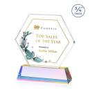 Ralston Full Color Prismatic Polygon Crystal Award