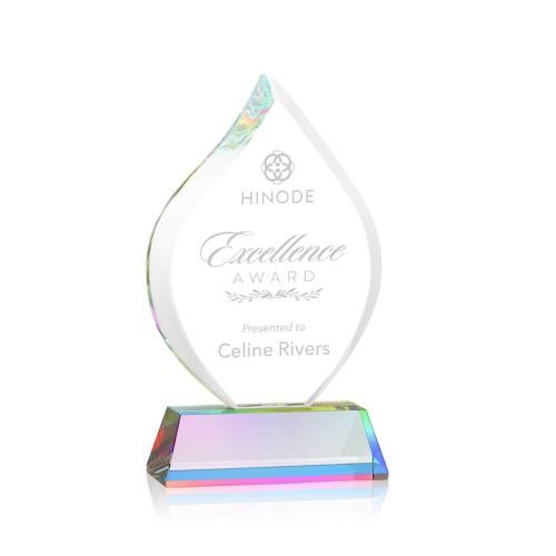 Awards and Trophies - Crystal Awards - Worthington on Newhaven Base - Prismatic
