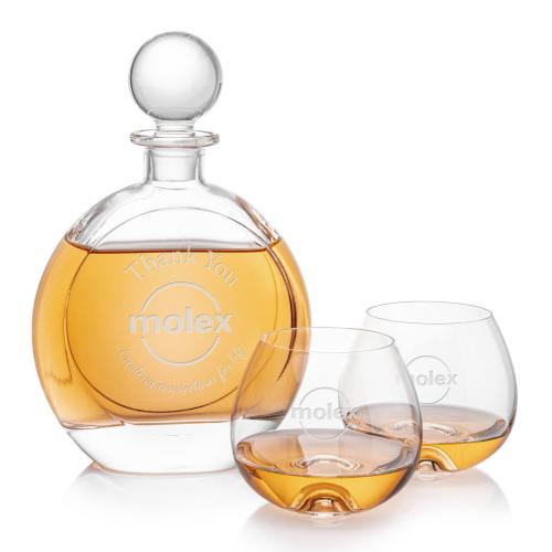 Corporate Gifts - Barware - Gift Sets - Bonello Decanter & Boston Set
