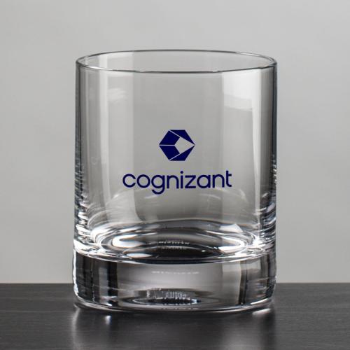 Corporate Gifts - Barware - On the Rocks Glasses - Dresden OTR/DOF - Imprinted