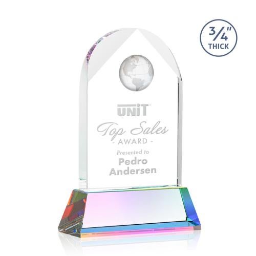Awards and Trophies - Crystal Awards - Blake Globe on Newhaven - Prismatic