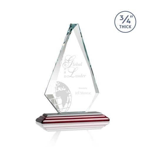 Awards and Trophies - Crystal Awards - Windsor Rosewood Diamond Crystal Award