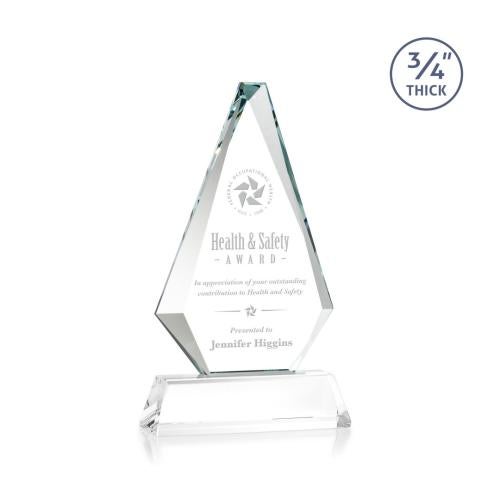 Awards and Trophies - Crystal Awards - Windsor Starfire on Newhaven Diamond Crystal Award