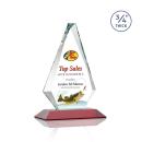 Windsor Full Color Red Diamond Crystal Award