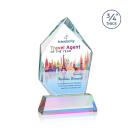 Deerhurst Ice Peak Full Color Prismatic on Newhaven Peaks Crystal Award