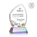 Daltry Full Color Prismatic on Newhaven Base Unique Crystal Award