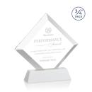 Belaire White on Newhaven Base Diamond Crystal Award