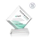 Belaire Full Color Clear on Newhaven Base Diamond Crystal Award