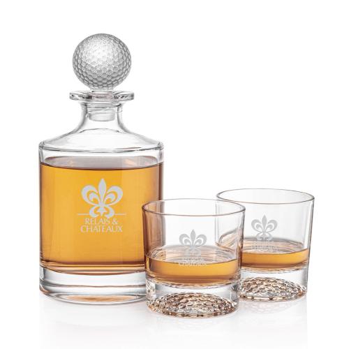 Corporate Gifts - Barware - Gift Sets - Fairway Golf Decanter Set