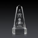 Geneva 3D Clear on Base Obelisk Crystal Award
