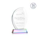Wichita Prismatic on Newhaven Base Flame Crystal Award