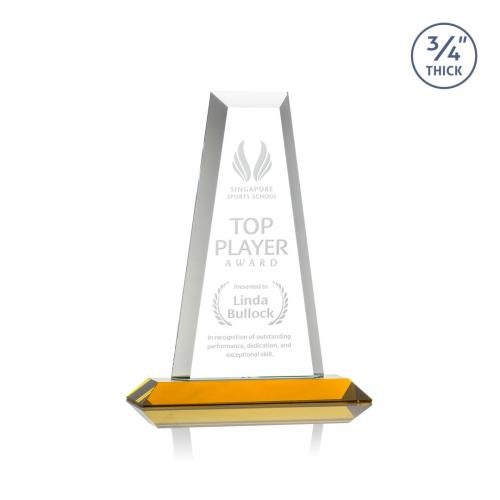 Awards and Trophies - Crystal Awards - Imperial Tower Amber Towers Crystal Award