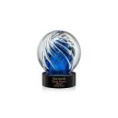 Genista Black on Stanrich Base Globe Glass Award