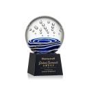 Tranquility Black on Robson Base Globe Glass Award