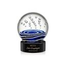Tranquility Black on Stanrich Base Globe Glass Award