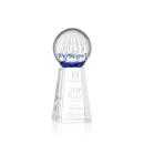 Starburst Clear on Novita Base Globe Glass Award